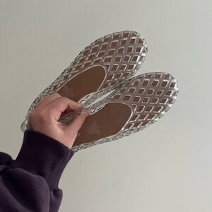 Old navy transparent jelly flats